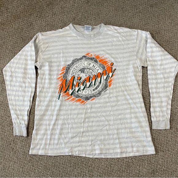 Vintage Other - Vintage Miami Hurricanes Long Sleeve Shirt